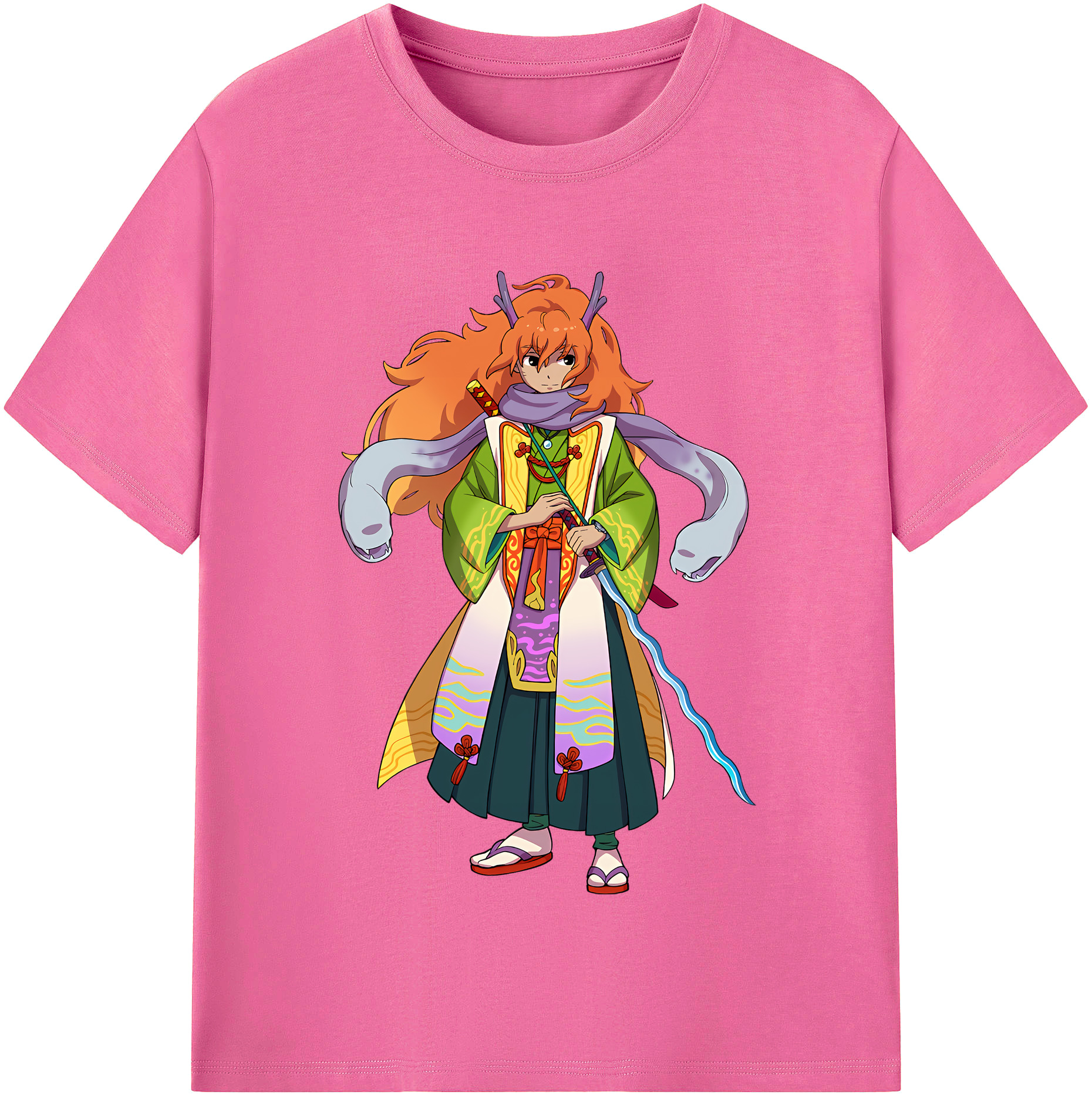 （画像用） 妖怪ウォッチ Yo-kai Watch レディースカジュアルプリントTシャツ（綿100％）